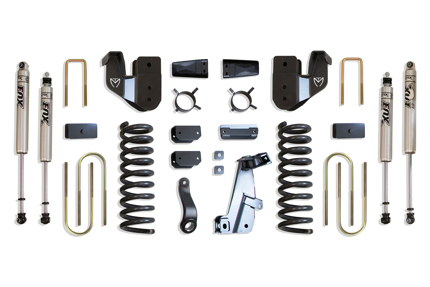 MaxTrac 13-18 RAM 3500 4WD 6in/3in MaxPro Elite Coil Lift Kit w/Radius Arm Brkts & FOX Shocks K947363F