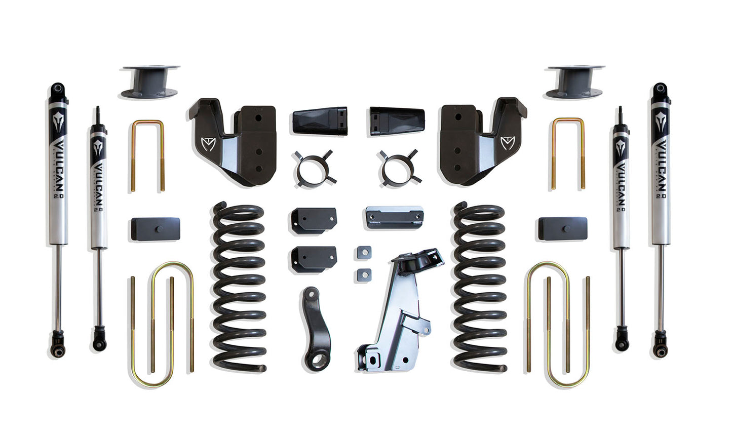 Maxtrac 13-18 Dodge RAM 3500 4WD 6in Lift Kit w/ Radius Arm Brackets & Vulcan 2.0 IFP Shocks K947363VA