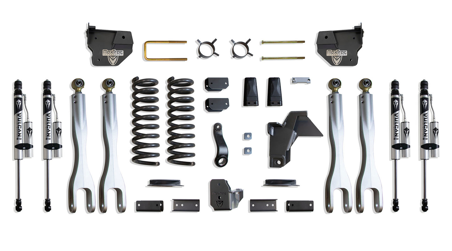Maxtrac 19-24 Dodge RAM 2500 4WD 4in Lift Kit w/ Forged Alum. 4-Link System & Vulcan 2.0 Reservoir S K947441VRLA