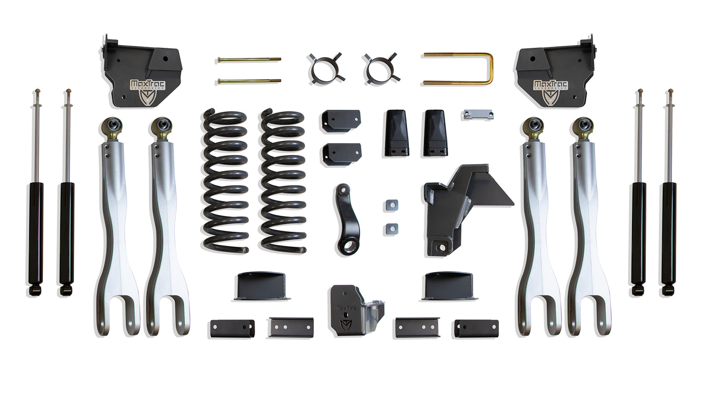 Maxtrac 19-24 Dodge RAM 2500 4WD 6in Lift Kit w/ Forged Alum. 4-Link System & Maxtrac Shocks K947463LA