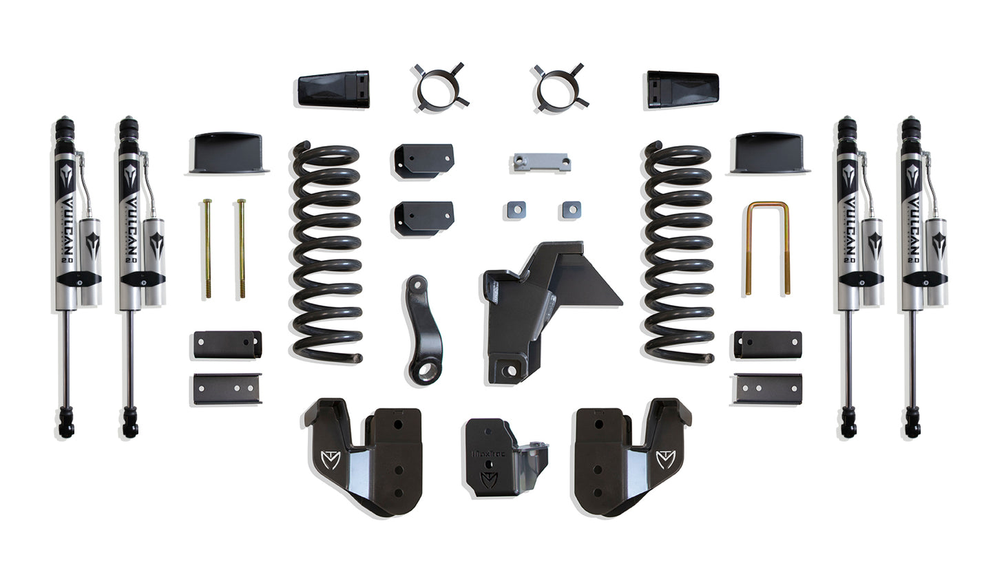 Maxtrac 19-24 Dodge RAM 2500 4WD 6in Lift Kit w/ Radius Arm Brackets & Vulcan 2.0 Reservoir Shocks K947463VRA