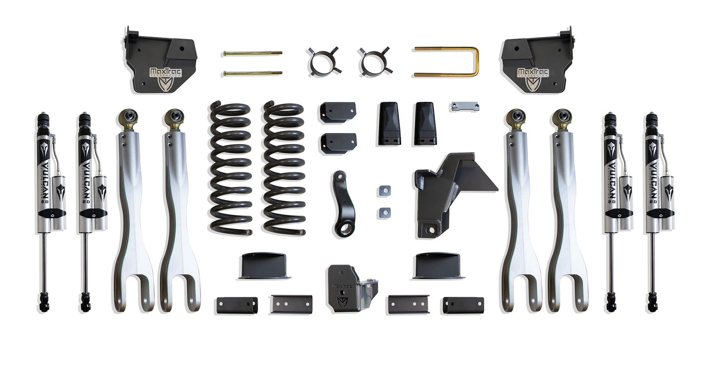 Maxtrac 19-24 Dodge RAM 2500 4WD 6in Lift Kit w/ Forged Alum. 4-link System & Vulcan 2.0 Reservoir S K947463VRLA