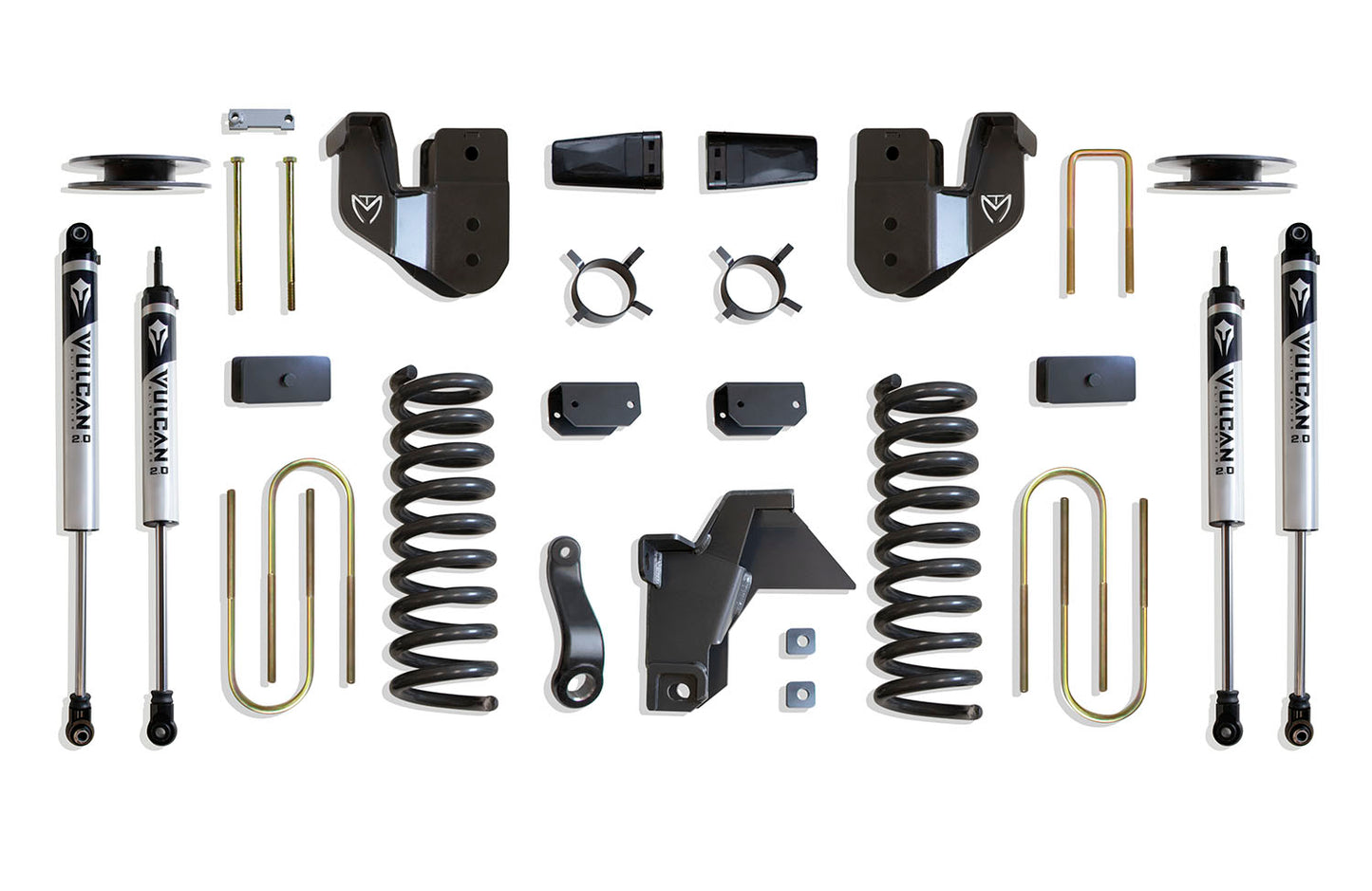 Maxtrac 19-24 Dodge RAM 3500 4WD 4in Lift Kit w/ Radius Arm Brackets & Vulcan 2.0 IFP Shocks K947541VA