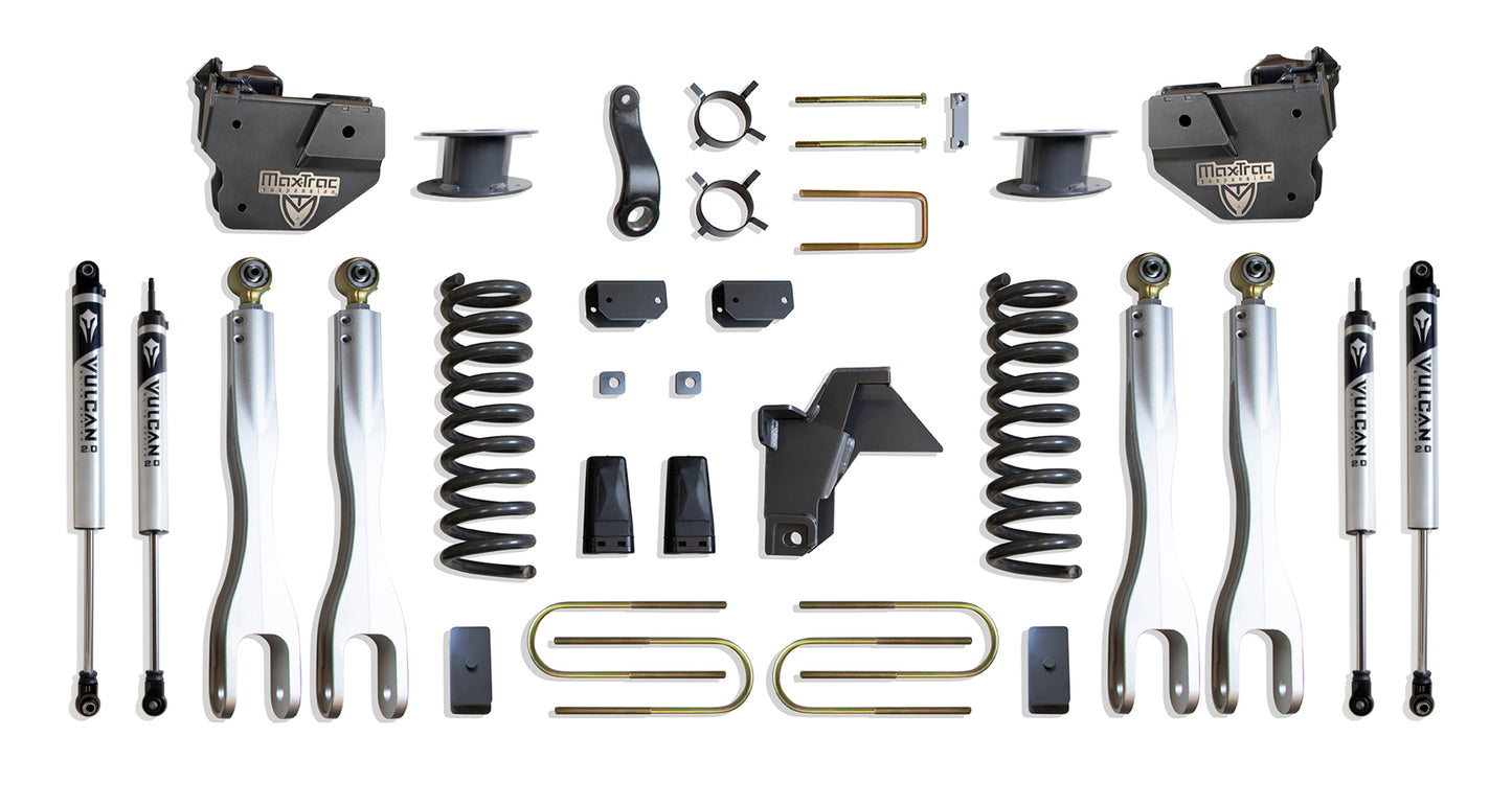 Maxtrac 19-24 Dodge RAM 3500 4WD 6in Lift Kit w/ Forged Alum. 4-link System & Vulcan 2.0 IFP Shocks K947563VLA