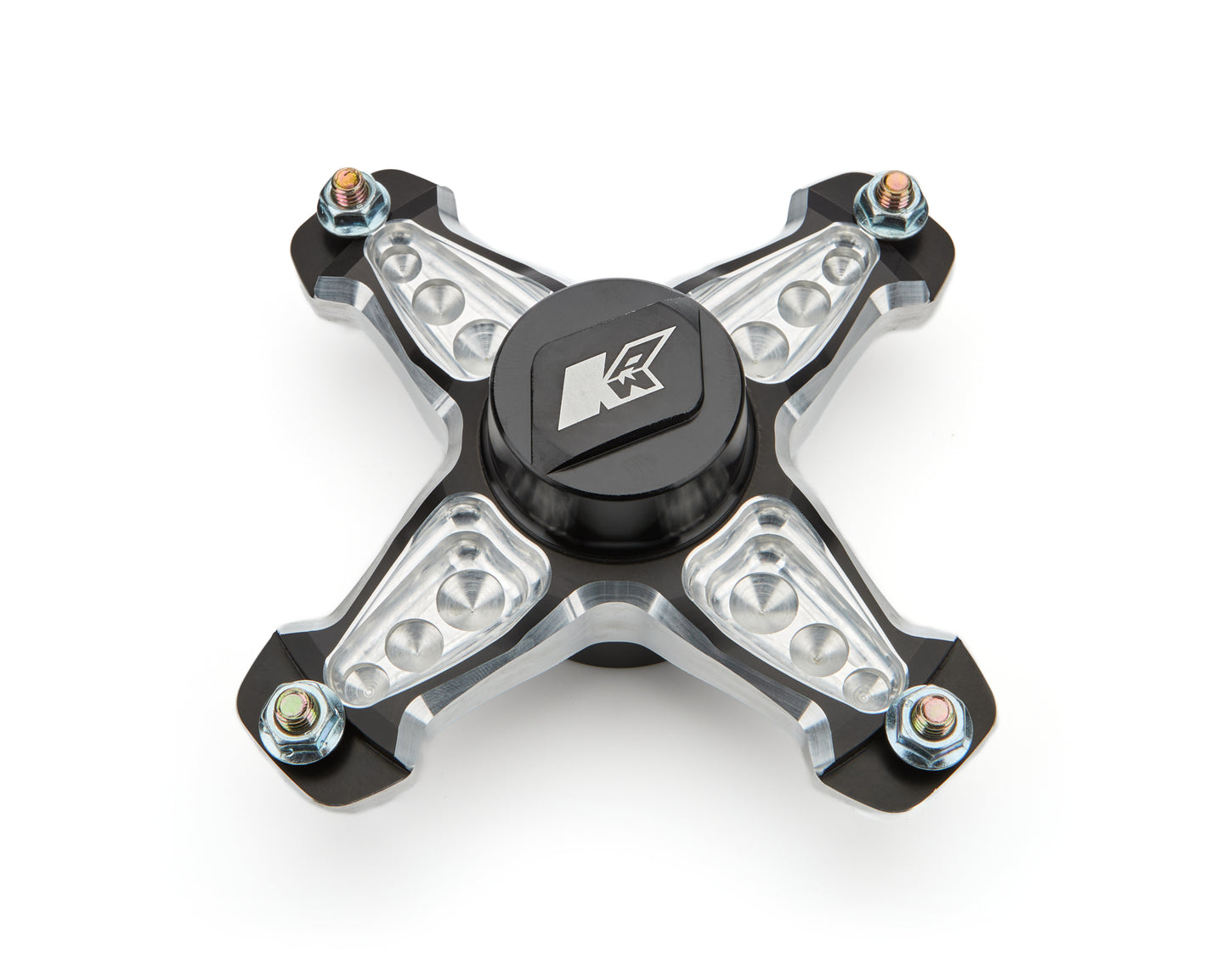 Keizer Aluminum Wheels, Inc. Front Hub Blk Anod 3 Pin Micro w/Bearing Right KAW10P4
