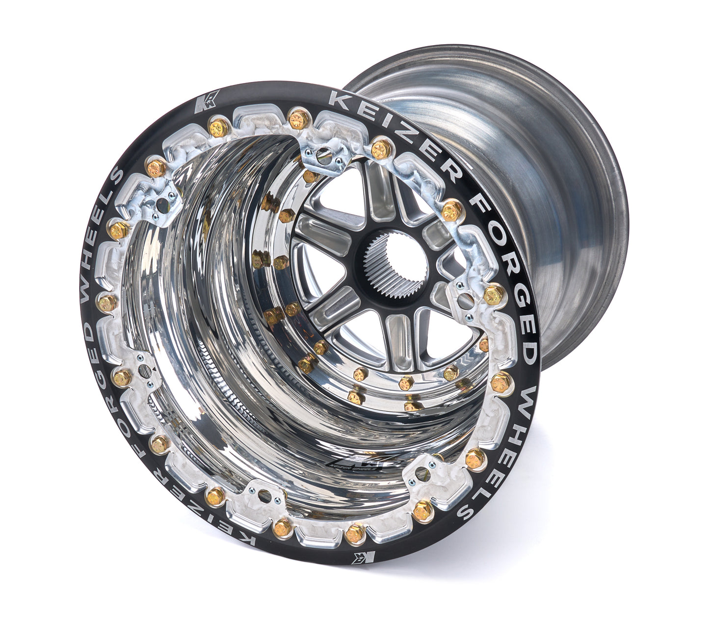 KEIZER ALUMINUM WHEELS, INC. Wheel Splined 15x17 Outer Beadlock 7in BS Wheels and Tires Wheels main image