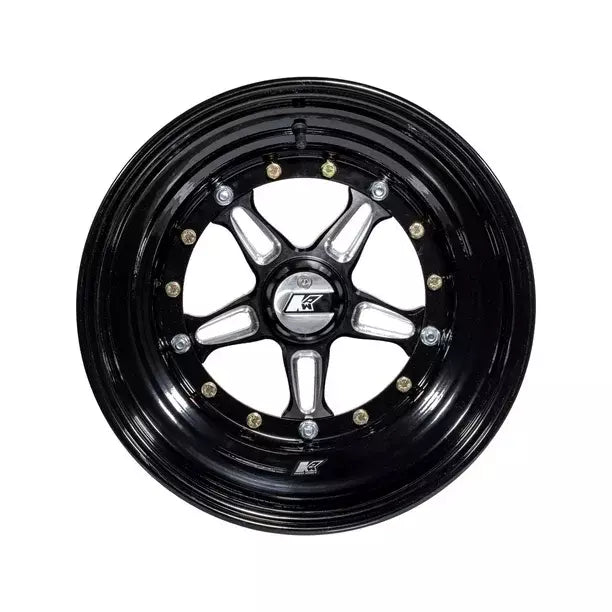KEIZER ALUMINUM WHEELS, INC. Wheel Direct Mnt 15 x 8 3in BS Black Wheels and Tires Wheels main image