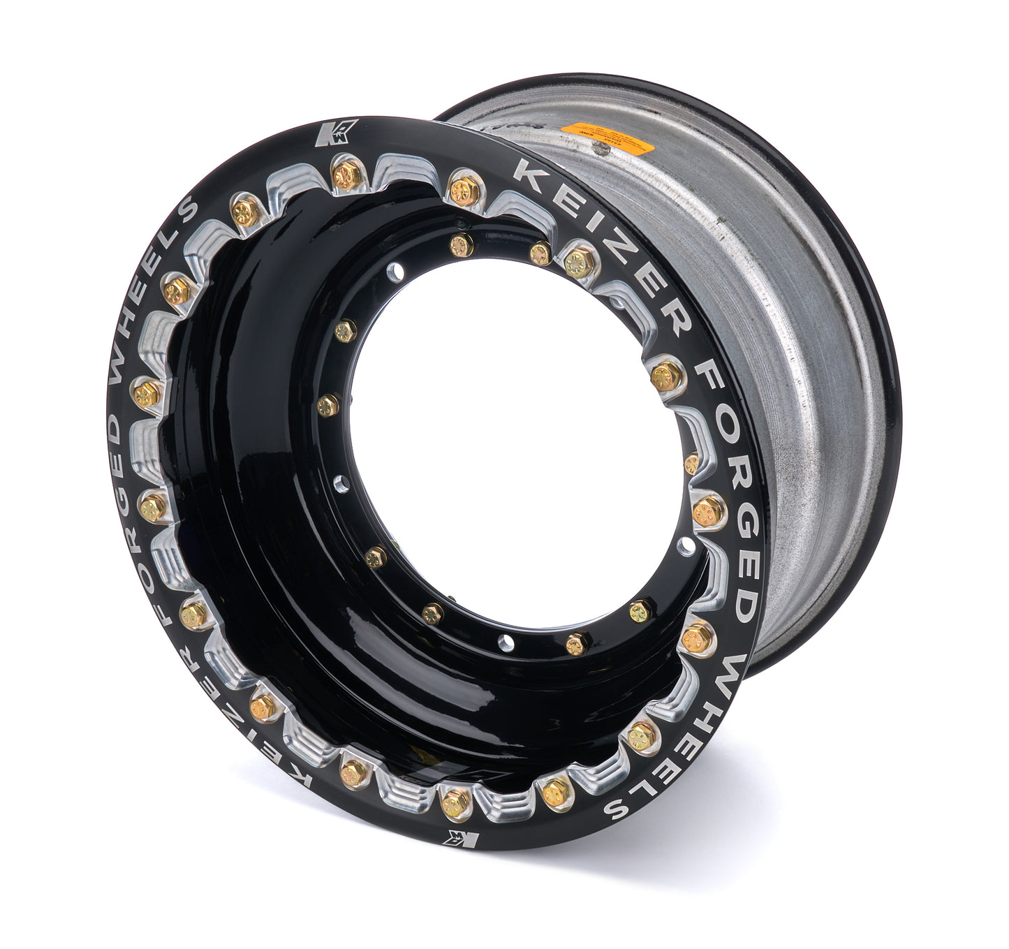 KEIZER ALUMINUM WHEELS, INC. Wheel Direct Mnt 15 x 8 Beadlock 3in BS Black Wheels and Tires Wheels main image