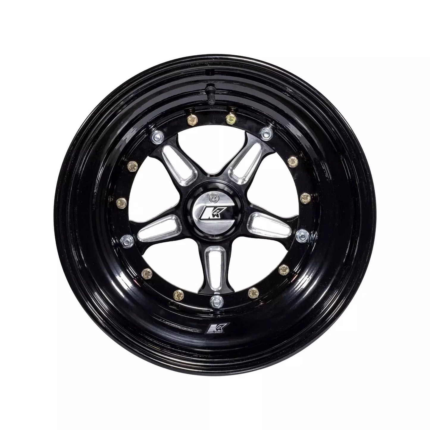 KEIZER ALUMINUM WHEELS, INC. Wheel Direct Mnt 15 x 8 4in BS Black Wheels and Tires Wheels main image