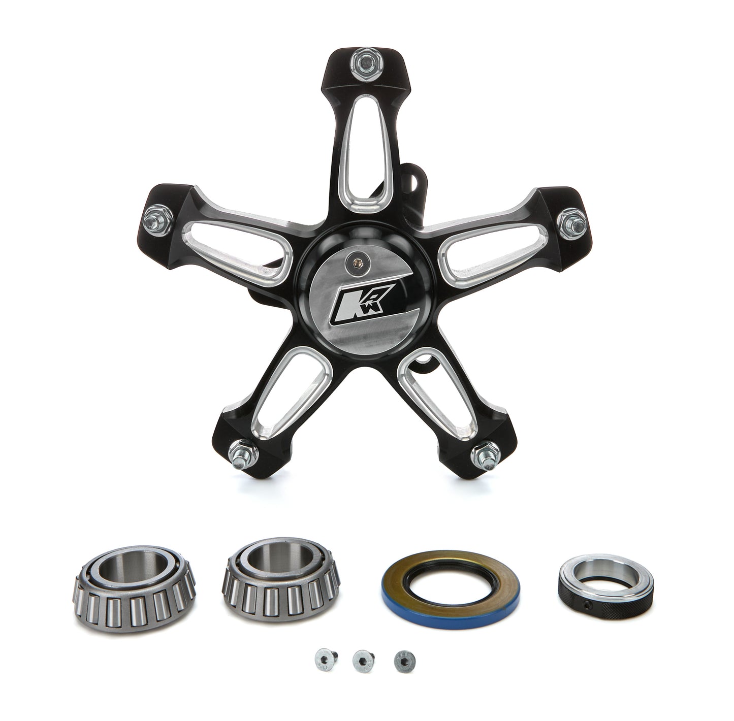 KEIZER ALUMINUM WHEELS, INC. Hub Sprint Car P5 LH w/ Brake Mount Brakes Wheel Hubs, Bearings and Components main image