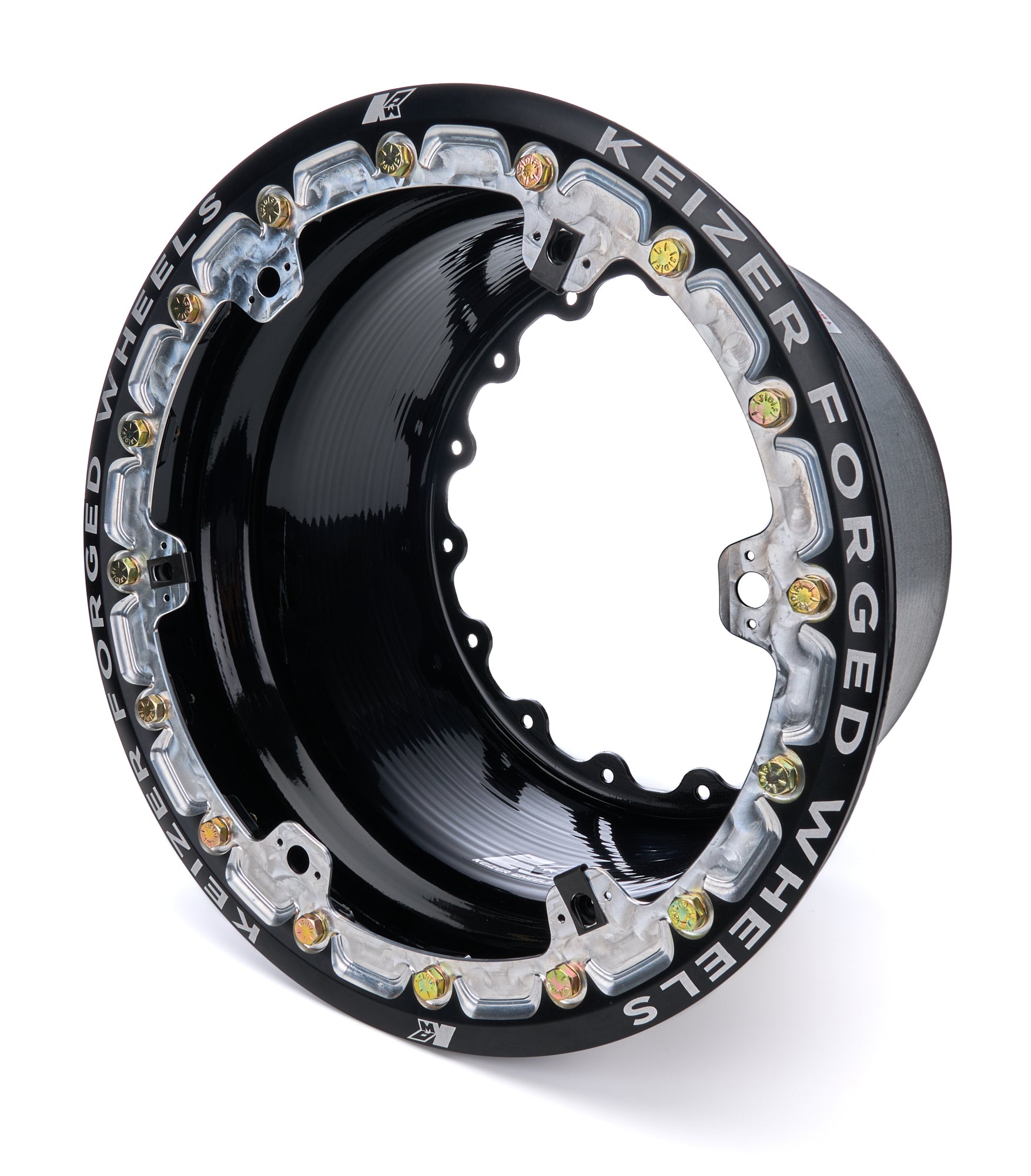 KEIZER ALUMINUM WHEELS, INC. Outer Wheel Half 15x9 Wide 5 Forge Beadlock BK Wheels and Tires Wheels main image