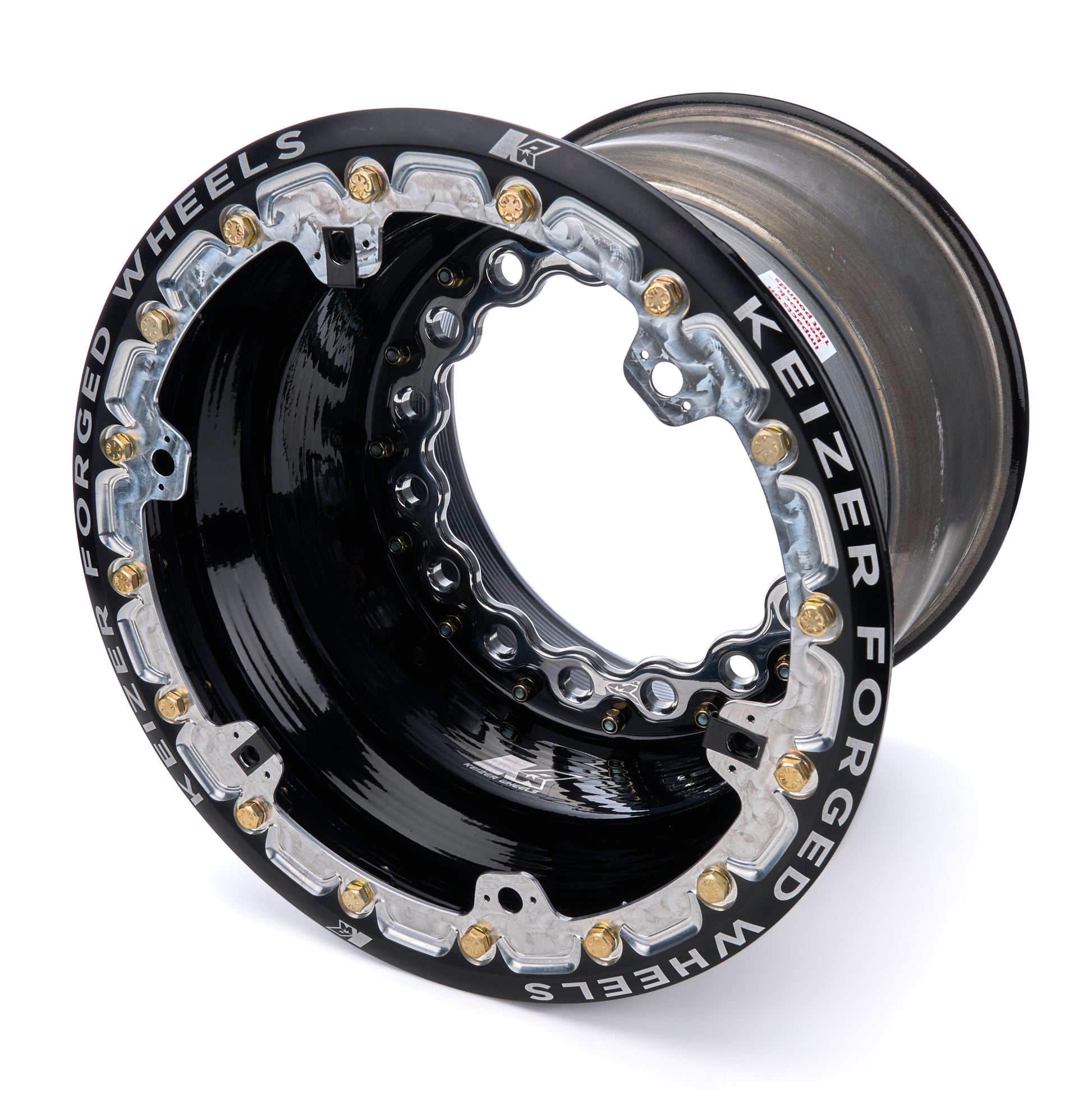 KEIZER ALUMINUM WHEELS, INC. Wheel Wide 5 15x14 6in BS Forged Beadlock Black Wheels and Tires Wheels main image