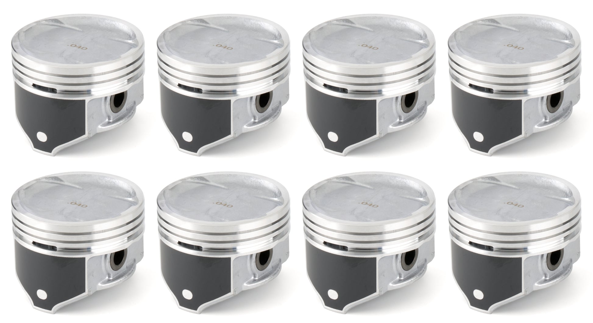KB PERFORMANCE PISTONS AMC V8 360 Piston Set 4.120 Bore Dished Engines and Components Pistons and Piston Rings main image