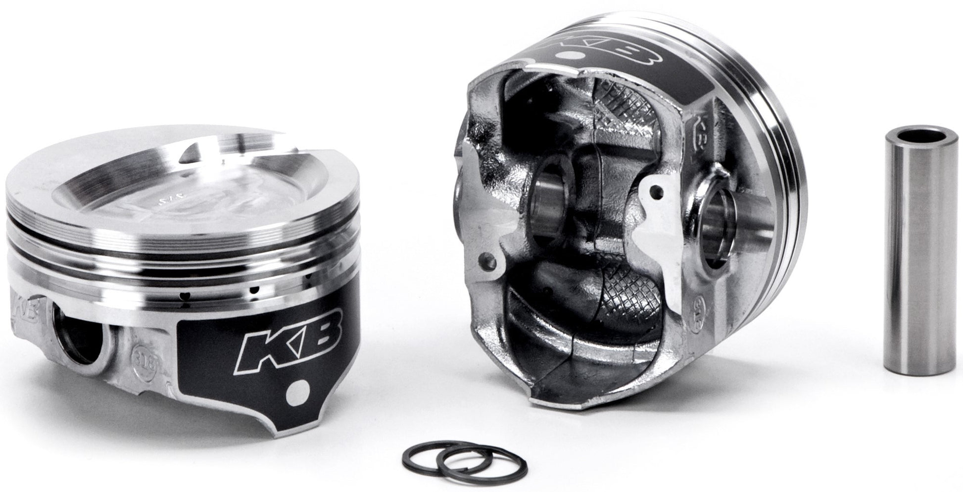 KB Performance Pistons BBF D-Cup Piston Set 4.390 Bore -33cc Pistons and Piston Rings Pistons main image