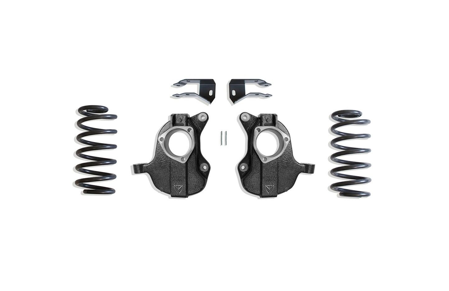 Maxtrac 15-20 GM SUV 2/4in. Lowering Kit w/ Spindles- Grey  KC331624