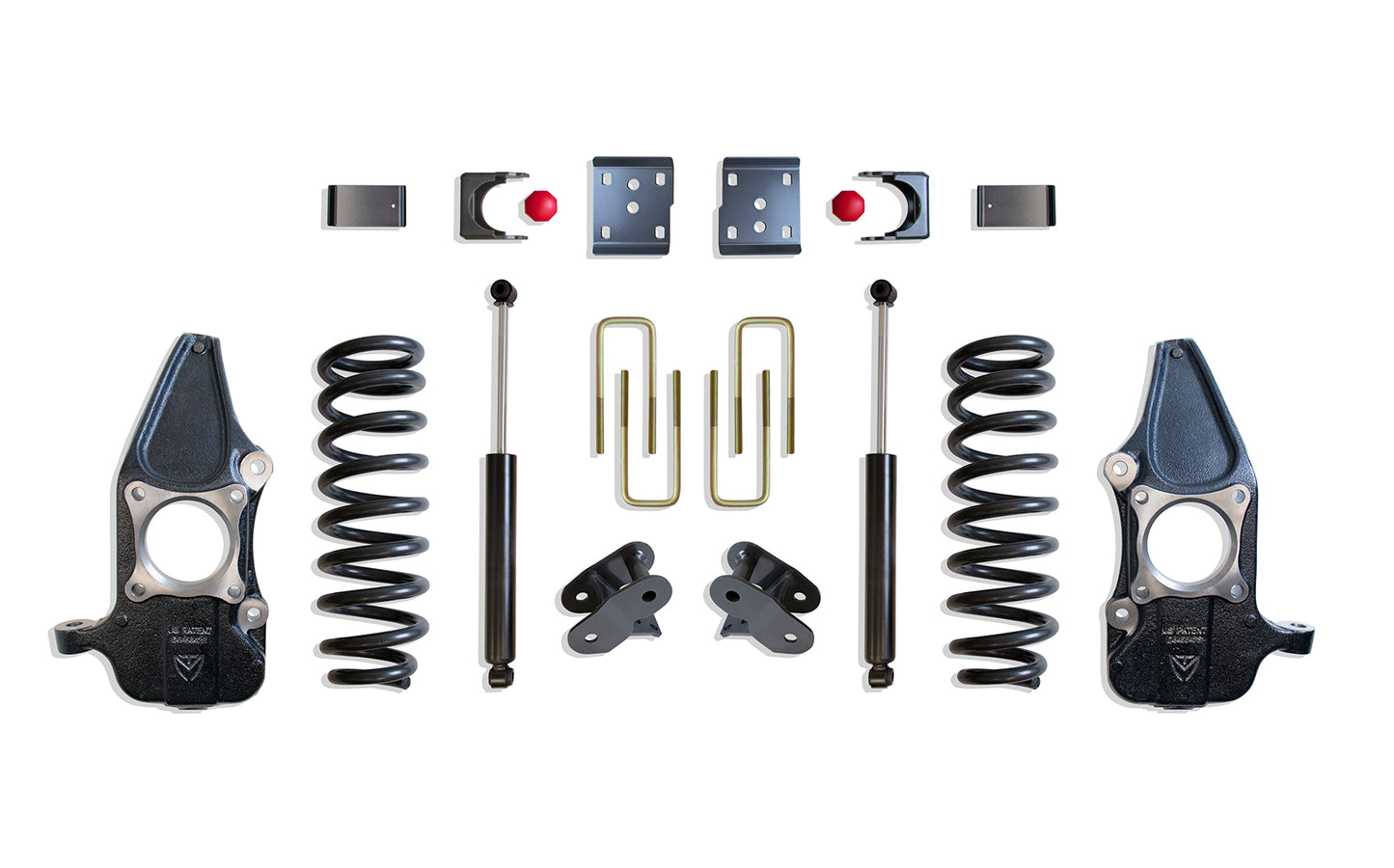 Maxtrac 15-20 Ford F-150 4WD 3/4 in. Lowering Kit (4DR, Ecoboost) (Requires 22 in. Rims or Larger) KC333235-46
