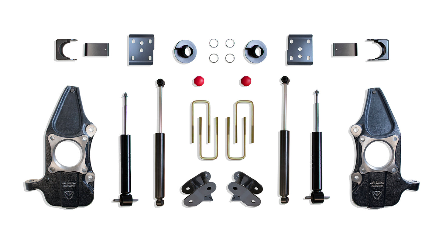 Maxtrac 15-20 Ford F-150 4WD 3/5 in. Lowering Kit w/ Spindles & Struts (Requires 22in Rims or Larger KC333235S-4
