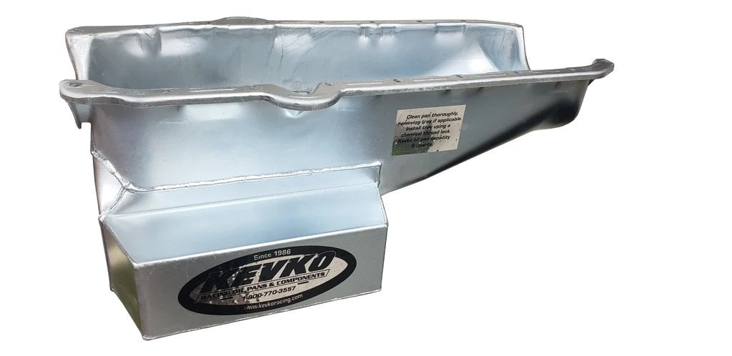 KEVKO OIL PANS & COMPONENTS IMCA Hobby Stock 602 Crate Oil Pan Engines and Components Engine Covers, Pans and Dress-Up Components main image