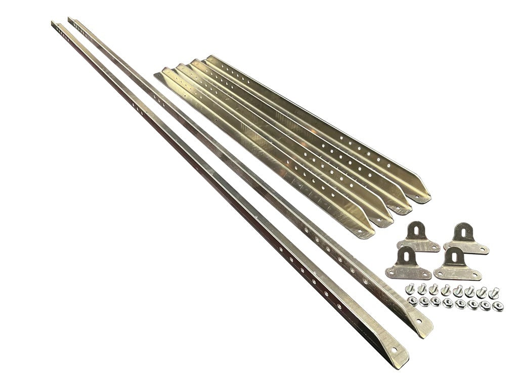 KEVKO OIL PANS & COMPONENTS Aluminum Body Brace Kit W/ 45 Degree Tabs Exterior Components Body Panels and Components main image