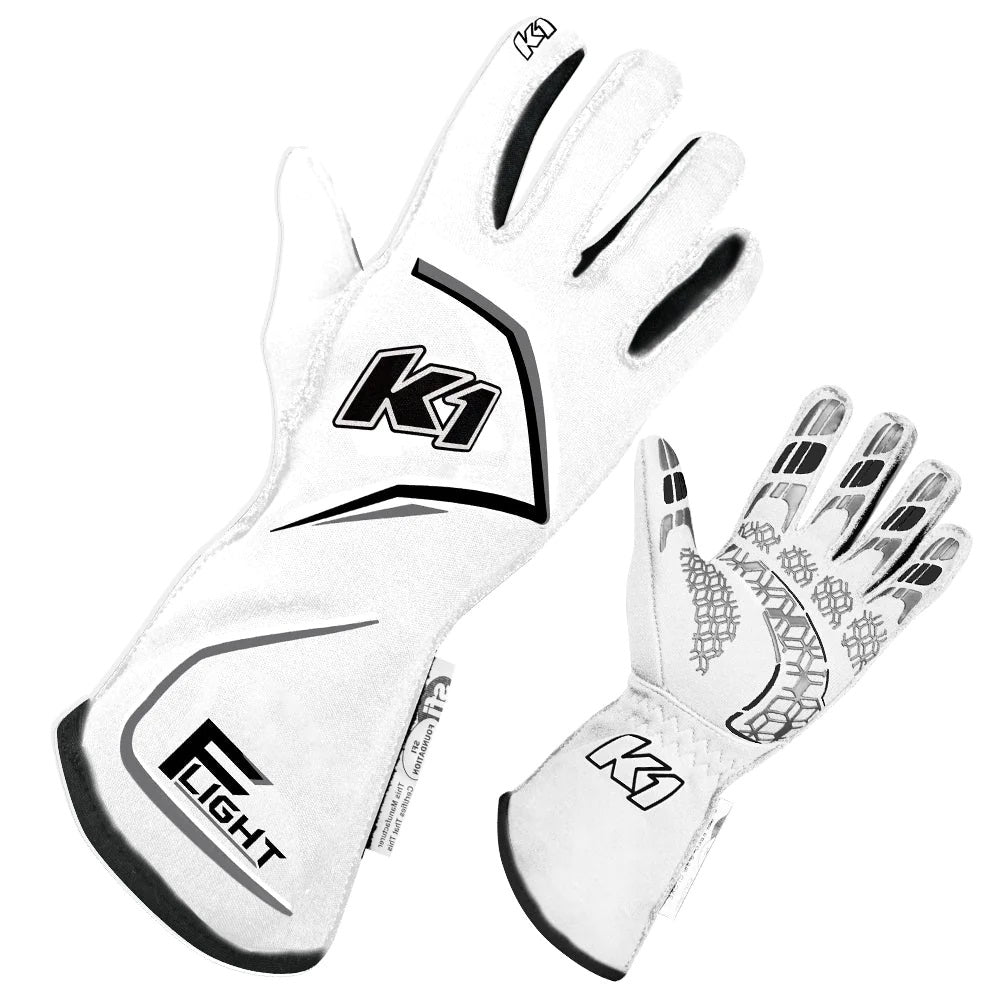 Kirkey Gloves Flight XX-Large White Safety Clothing Driving Gloves main image