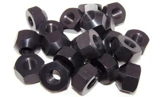 Kluhsman Racing Products Lug Nut 20pk 1/2-20 Alum Sng Angle Black Wheel and Tire Fastener Kits Wheel Lug Nuts main image