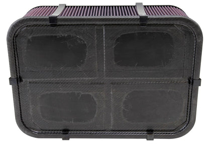K&N Engineering K&N Custom Air Filter - Rectangle 19in L x 14in W x 6.5in H w/ Base Solid Top & Hardware 100-8563