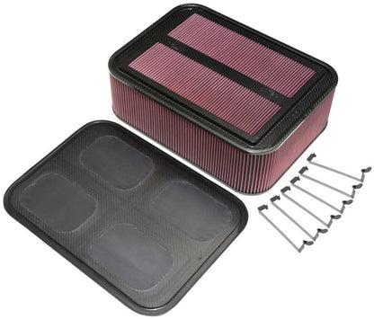 K&N Engineering K&N Custom Racing Assembly Carbon Fiber Air Box - Large 100-8567