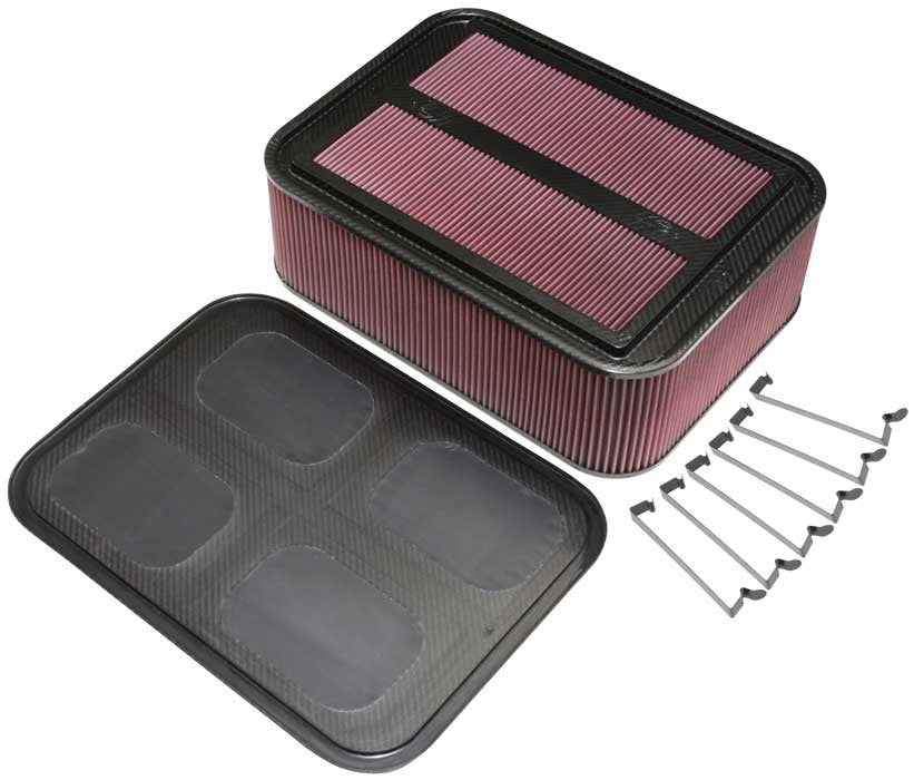 K&N Engineering K&N Custom Racing Assembly Carbon Fiber Air Box - Large 100-8567