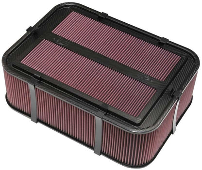 K&N Engineering K&N Custom Racing Assembly Carbon Fiber Air Box - Large 100-8567
