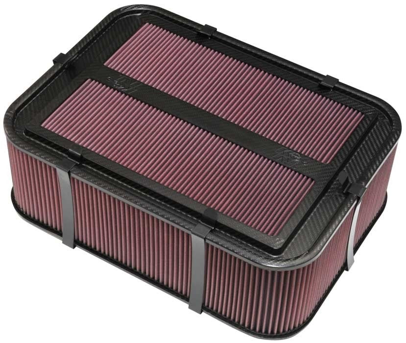 K&N Engineering K&N Custom Racing Assembly Carbon Fiber Air Box - Large 100-8567