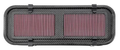 K&N Engineering K&N Custom Racing Assembly 19in x 4.75in Carbon Fiber Air Filter 100-8576