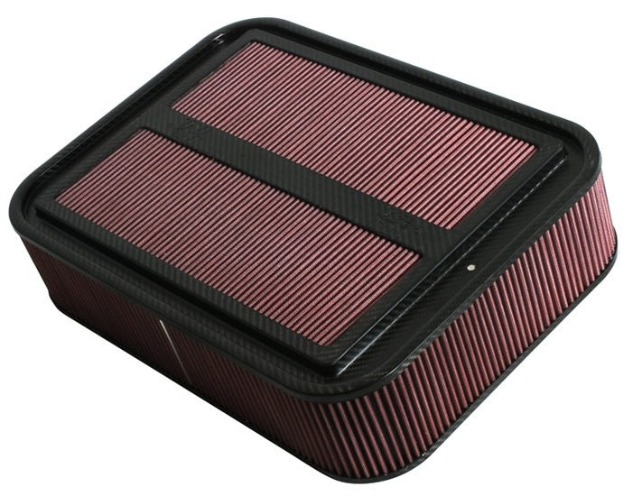 K&N Engineering K&N Custom Racing Assembly Carbon Fiber 4in Air Box w/o Base - Large 100-8591