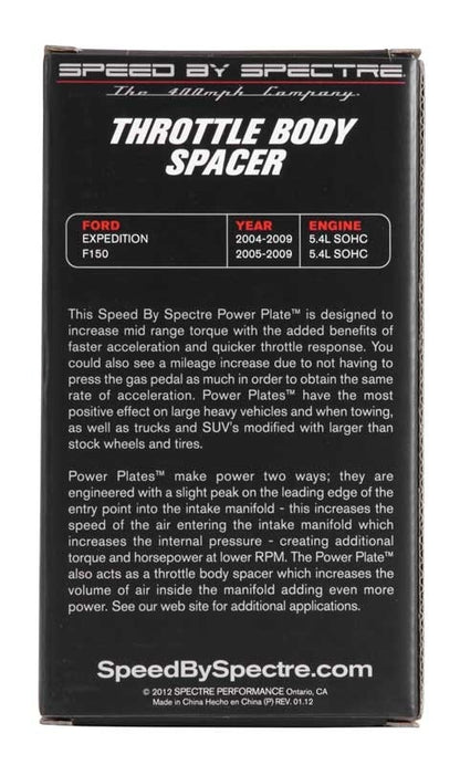 Spectre 05-09 Ford Trucks 5.4L Throttle Body Injection Spacer 11259