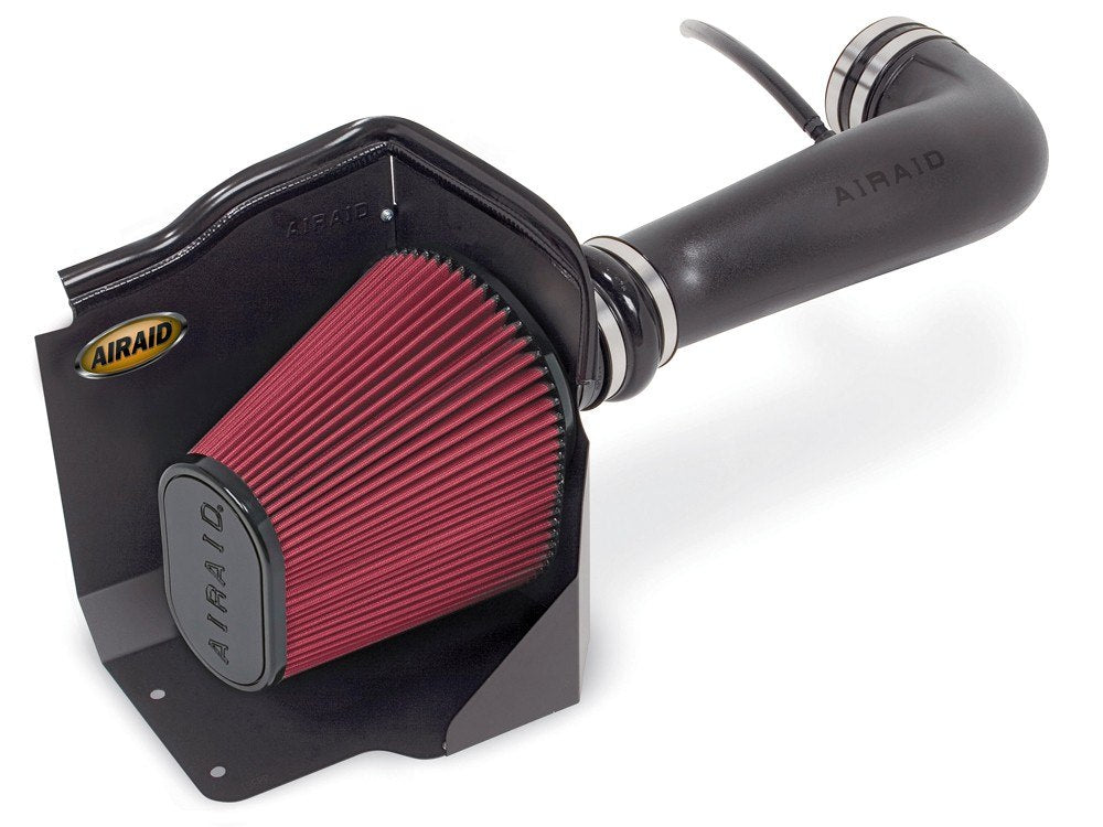Airaid 09-13 GM Truck/SUV (w/ Elec Fan/excl 11 6.0L) CAD Intake System w/ Tube (Oiled / Red Media) 200-233