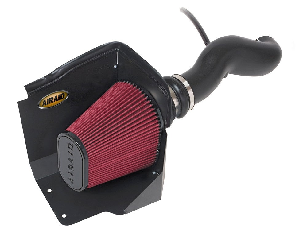 Airaid 09-10 GM Trucks 6.0L w/ Mech Fans CAD Intake System w/ Tube (Oiled / Red Media) 200-235