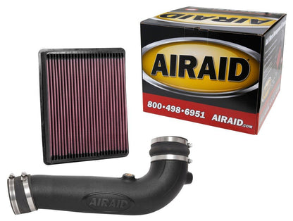 Airaid 17-18 GMC Sierra 1500/Yukon Denali 6.2L V8 F/I Airaid Jr Intake Kit - Oiled / Red Media 200-751