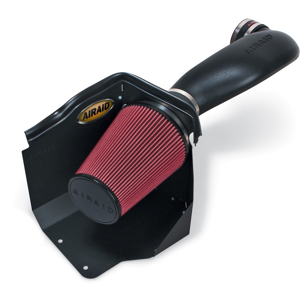Airaid 05-06 GMC/ 05 Chevy 4.8/5.3/6.0 1500 Series CAD Intake System w/ Tube (Dry / Red Media) 201-185