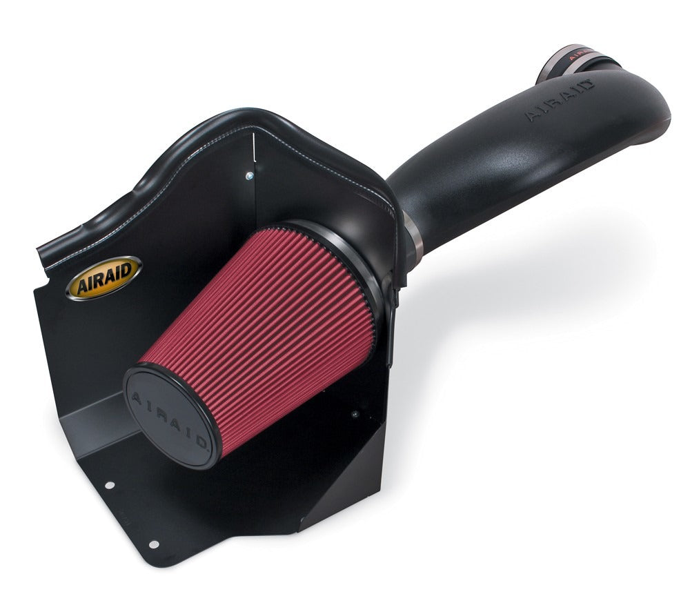 Airaid 2006 Chevy 4.8/5.3/6.0 (w/ Elec Fan/High Hood) CAD Intake System w/ Tube (Dry / Red Media) 201-186