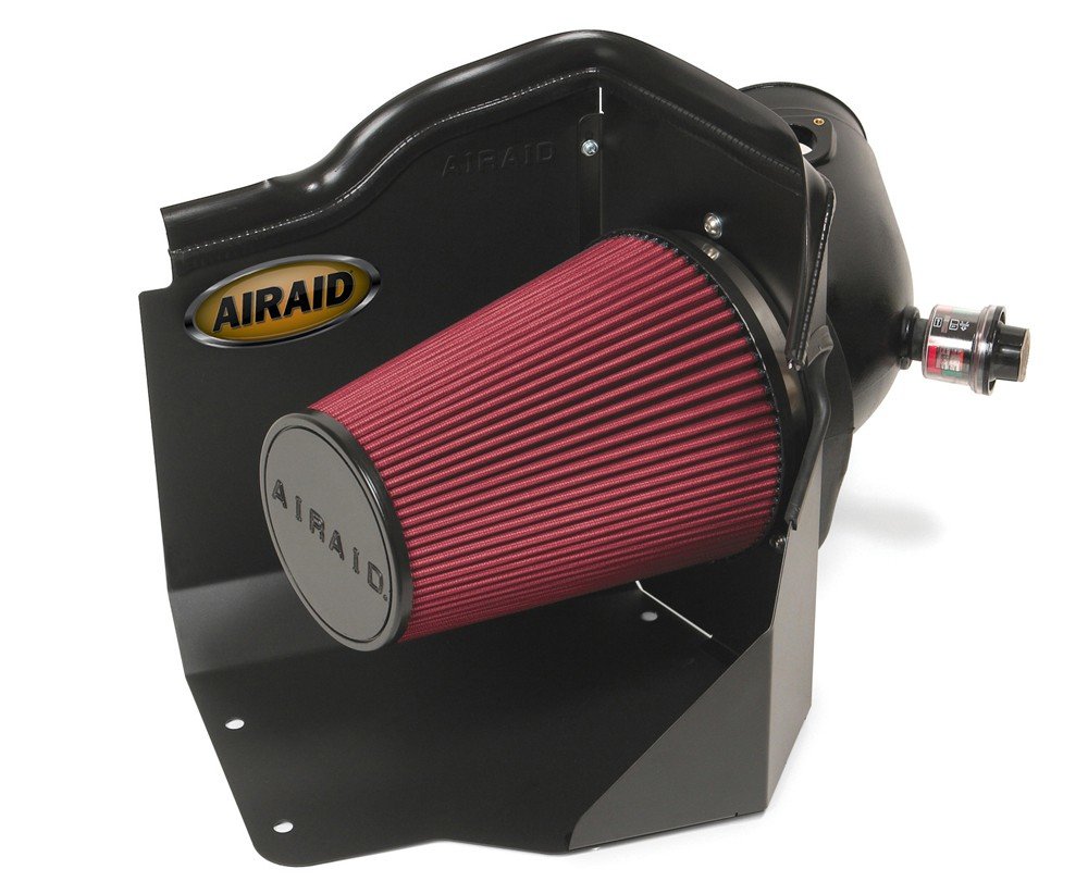 Airaid 06-07 Chevy Duramax Classic (w/ High Hood) CAD Intake System w/o Tube (Dry / Red Media) 201-187