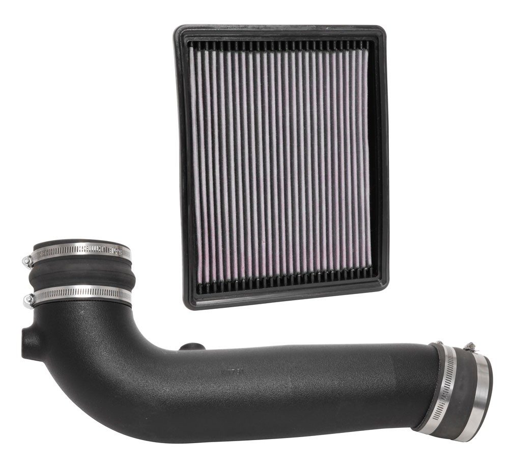 Airaid 17-18 GMC Sierra/Yukon V8-6.2L F/I Jr Intake Kit - Oiled / Red Media 201-751