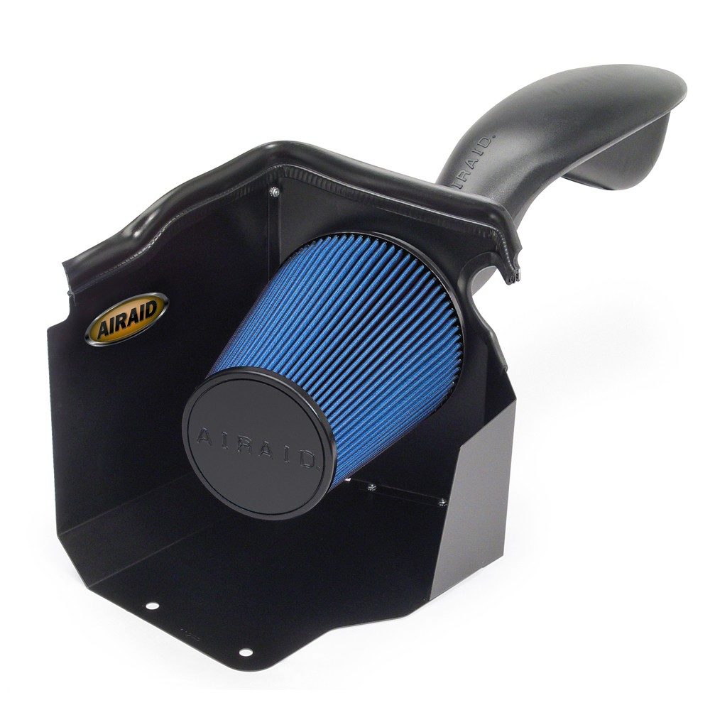 Airaid 99-06 Chevy Silverado 4.8/5.3/6.0L (w/Low Hood) CAD Intake System w/ Tube (Dry / Blue Media) 203-145