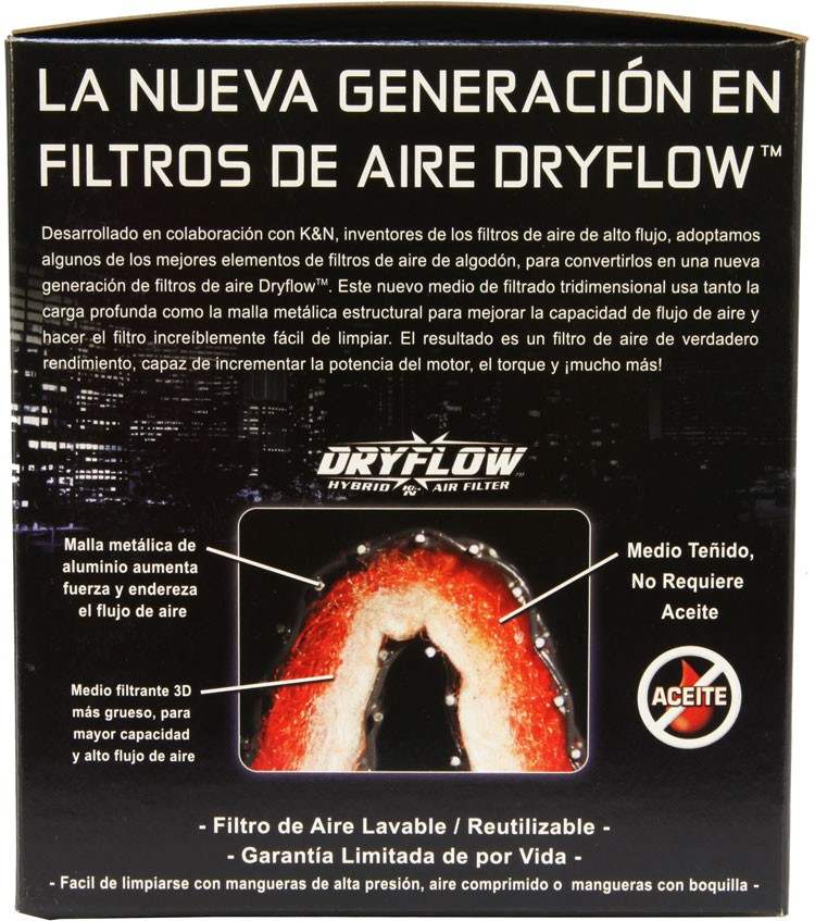 AEM Induction DryFlow Air Filter 4.5in X 5-1/8in AIP21-206DK