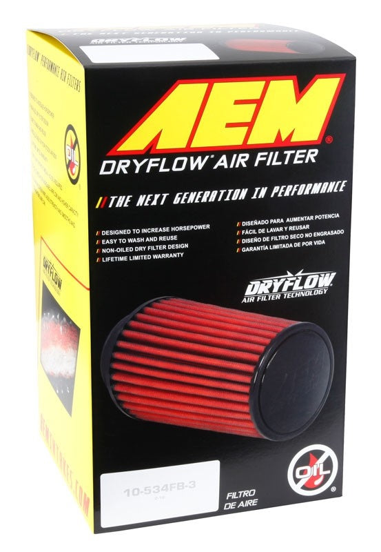 AEM Induction DryFlow Air Filter AIP21-2147DK