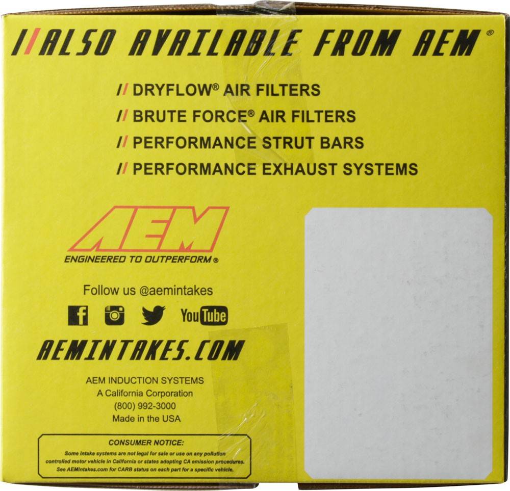 AEM Induction Short Ram Intake Sys tem AIP22-440R
