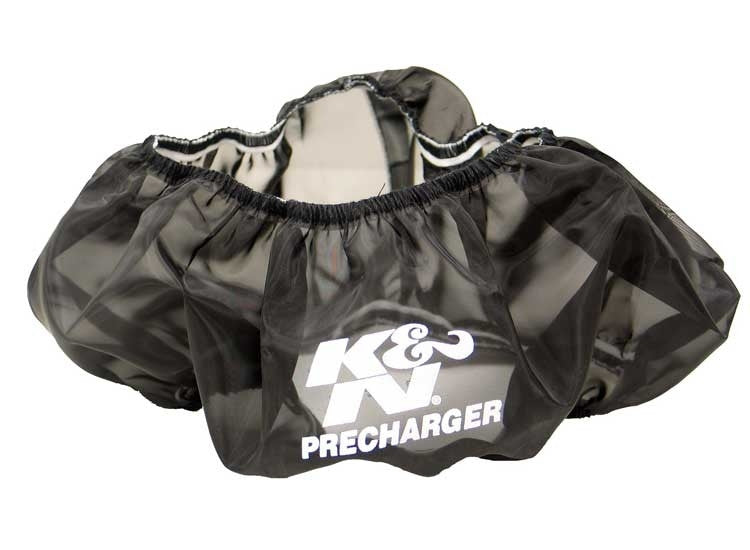 K&N Engineering K&N Universal Precharger Air Filter Wrap - Round Straight - Black - 11in ID x 4in H 22-8001PK