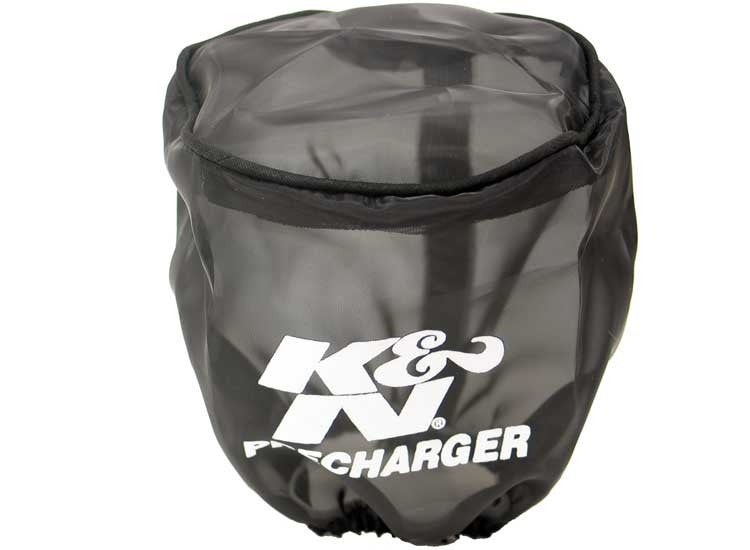 K&N Engineering K&N Precharger Air Filter Wrap Black Universal 4in. Height 4in. Inside Diameter 22-8011PK