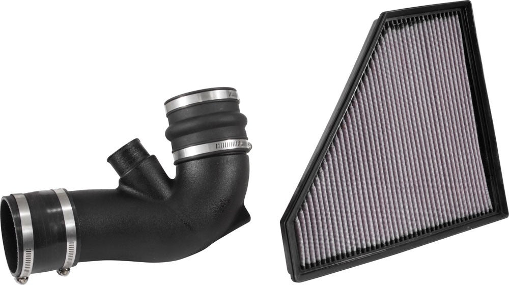 Airaid 16-18 Chevrolet Camaro 3.6L V6 F/I Airaid Jr Intake Kit - Dry / Red Media 251-702