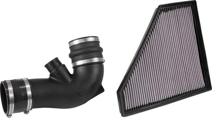 Airaid 16-18 Chevrolet Camaro 3.6L V6 F/I Airaid Jr Intake Kit - Dry / Red Media 251-702