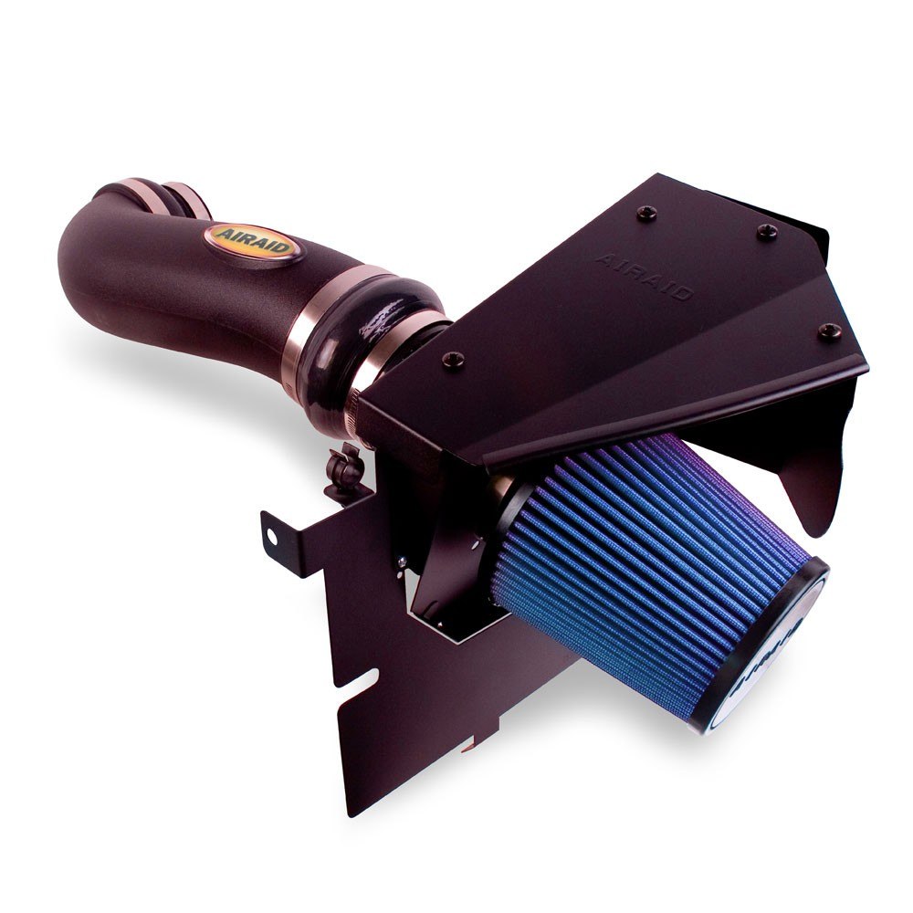 Airaid 2008-11 Cadillac CTS 3.6L CAD Intake System w/ Tube (Dry / Blue Media) 253-252