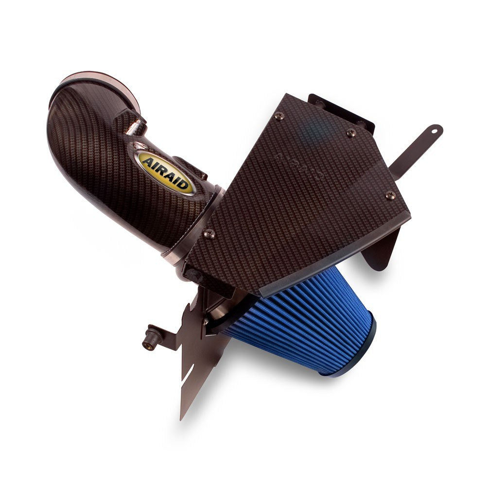 Airaid 09-14 Cadillac CTS-V/ 11-14 Coupe 6.2L CAD Intake System w/Carbon Look (Dry / Blue Media) 253-253C